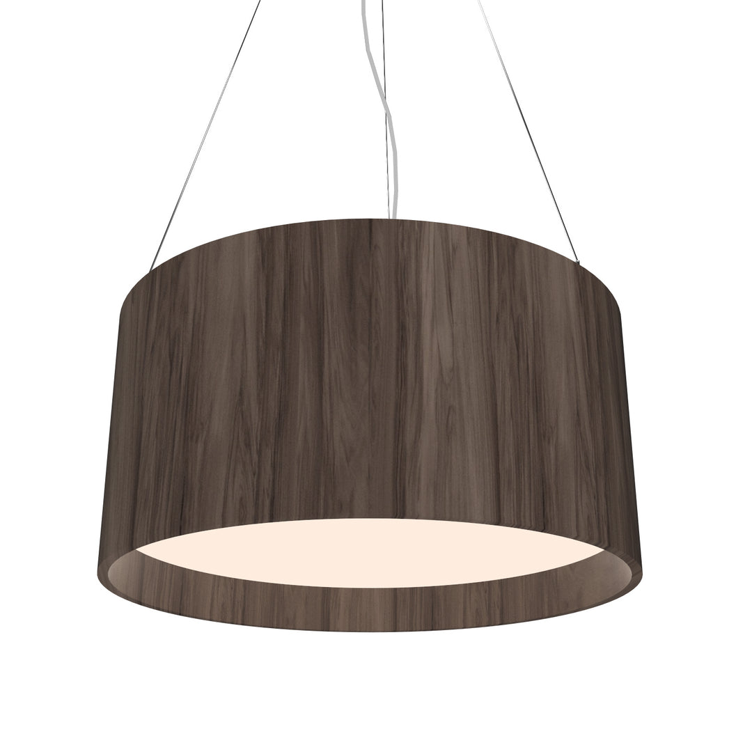 Accord Cylindrical 214.18 Pendant Light - American Walnut