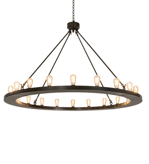 Meyda Tiffany Loxley 241212 Chandelier Light - Timeless Bronze