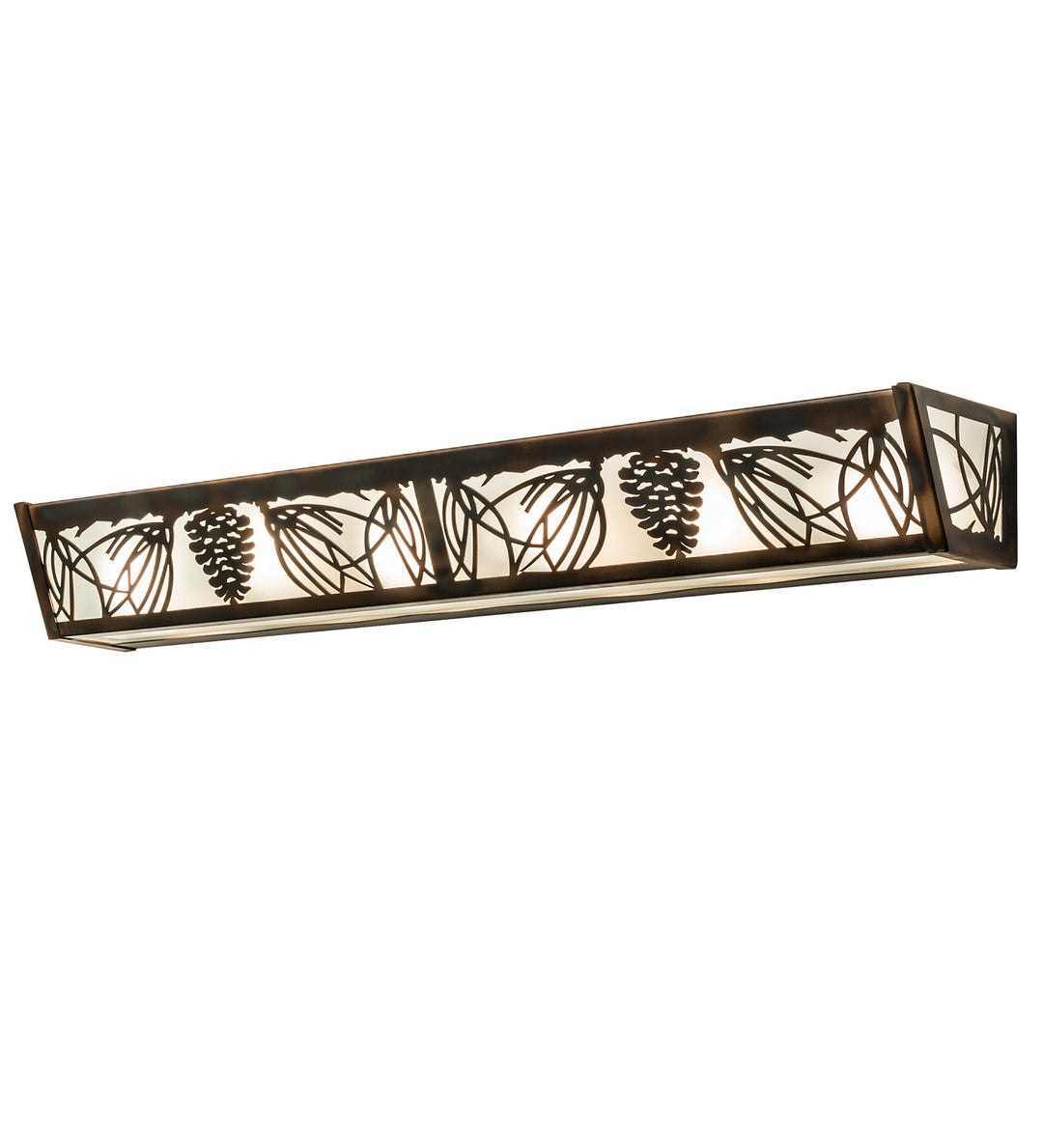 Meyda Tiffany Mountain Pine 241417 Bath Vanity Light 36 in. wide - Copper