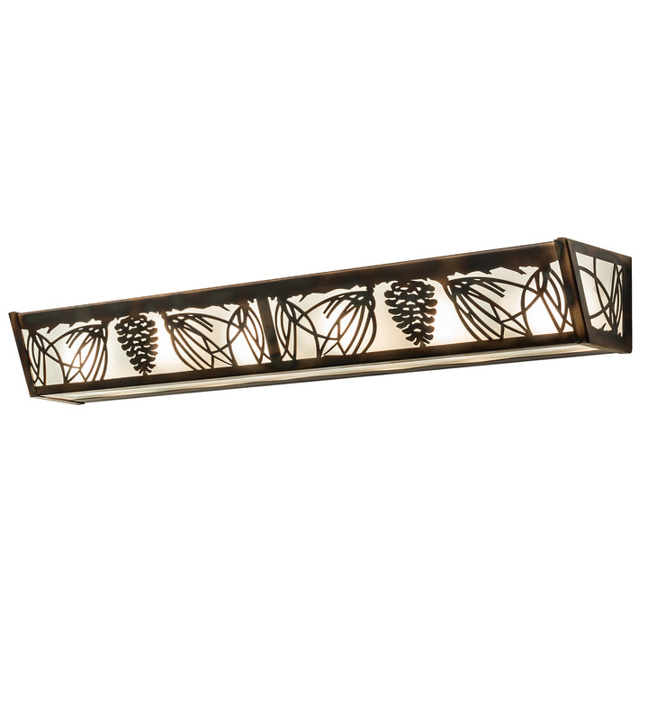 Meyda Tiffany Mountain Pine 241417 Bath Vanity Light 36 in. wide - Copper