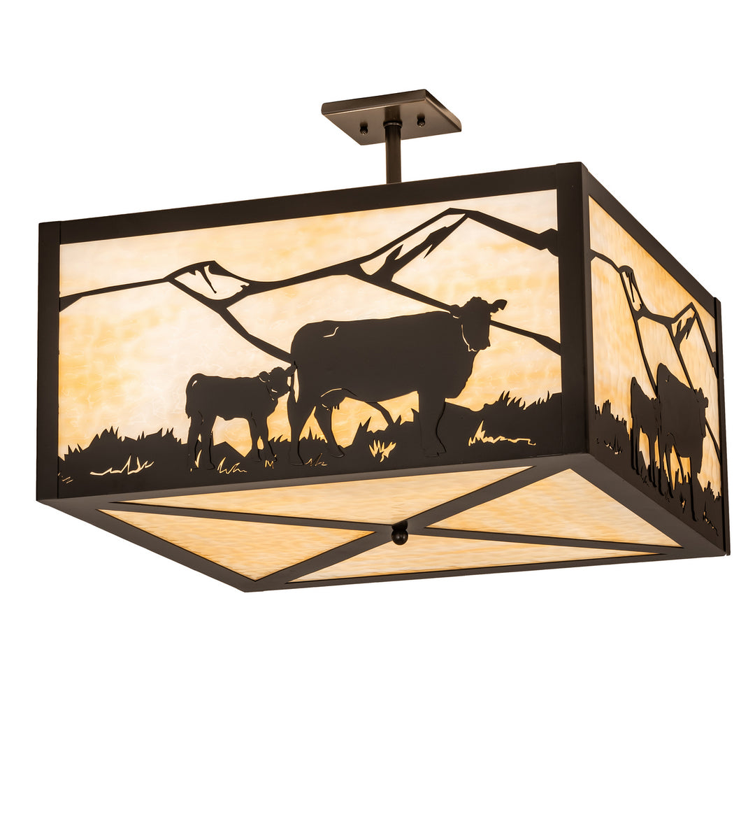 Meyda Tiffany Calf & Cow 241426 Ceiling Light