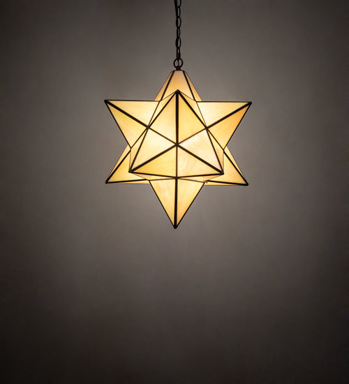 Meyda Tiffany Moravian Star 12114 Pendant Light - Mahogany Bronze