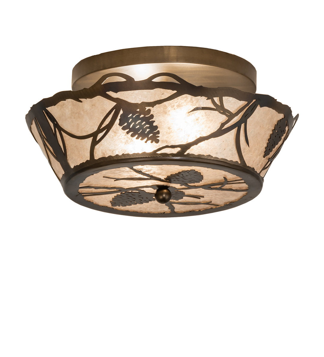 Meyda Tiffany Whispering Pines 242030 Ceiling Light - Antique Copper