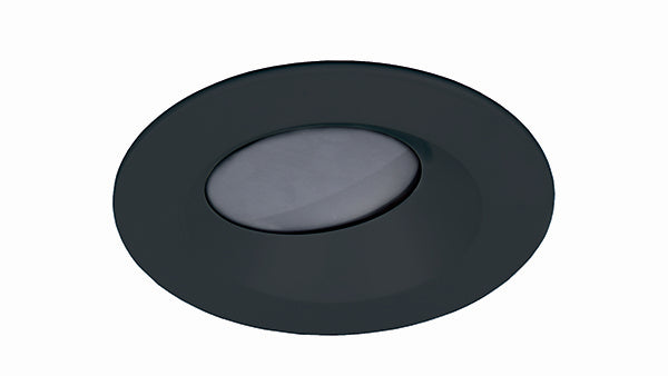 Wac Lighting R3CRWT-BK  Ocularc Modern Recessed Light Black