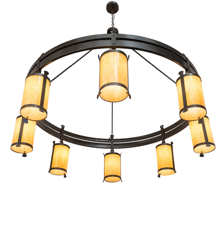 Meyda Tiffany Beartooth 243019 Chandelier Light - Timeless Bronze