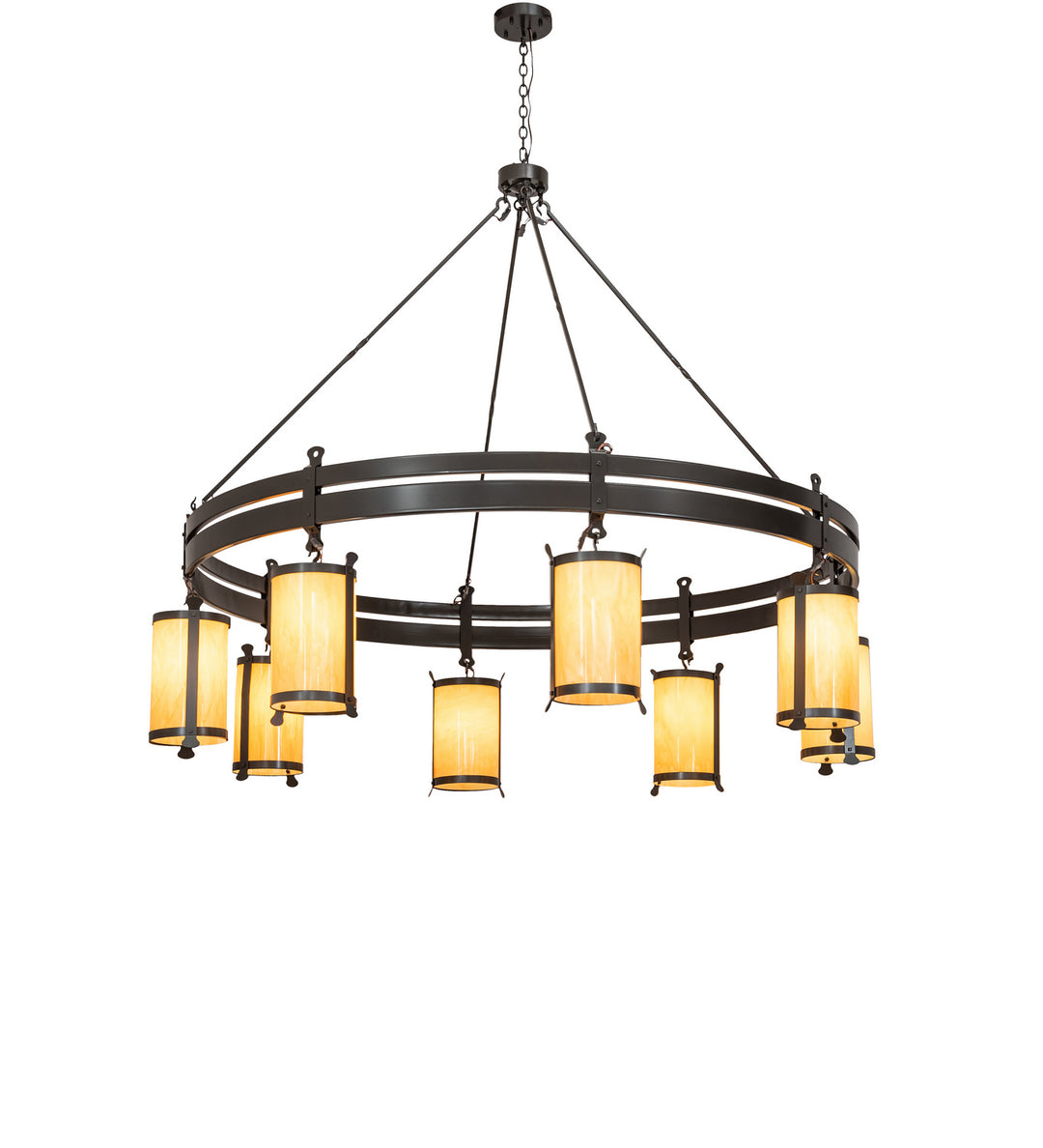 Meyda Tiffany Beartooth 243019 Chandelier Light - Timeless Bronze