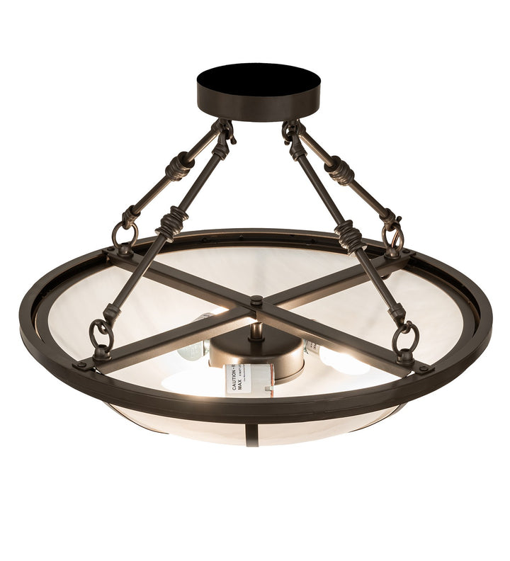 Meyda Tiffany Commerce 243033 Ceiling Light - Bronze