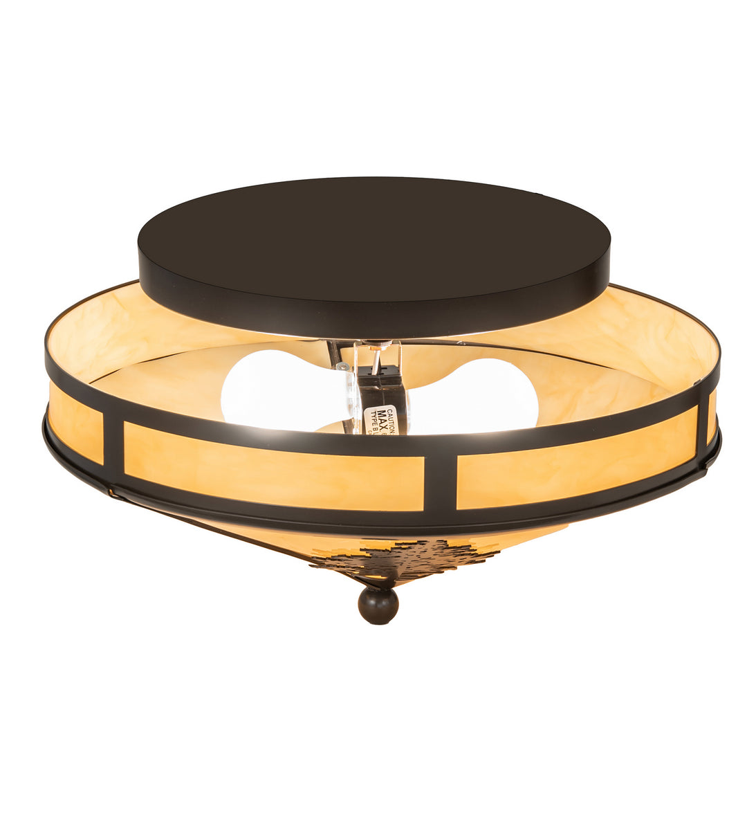 Meyda Tiffany Tamarack 243294 Ceiling Light - Timeless Bronze