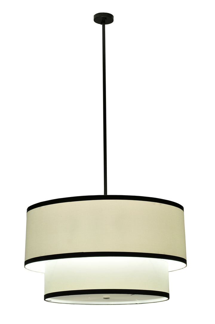 Meyda Tiffany Cilindro 243366 Chandelier Light - Craftsman Brown