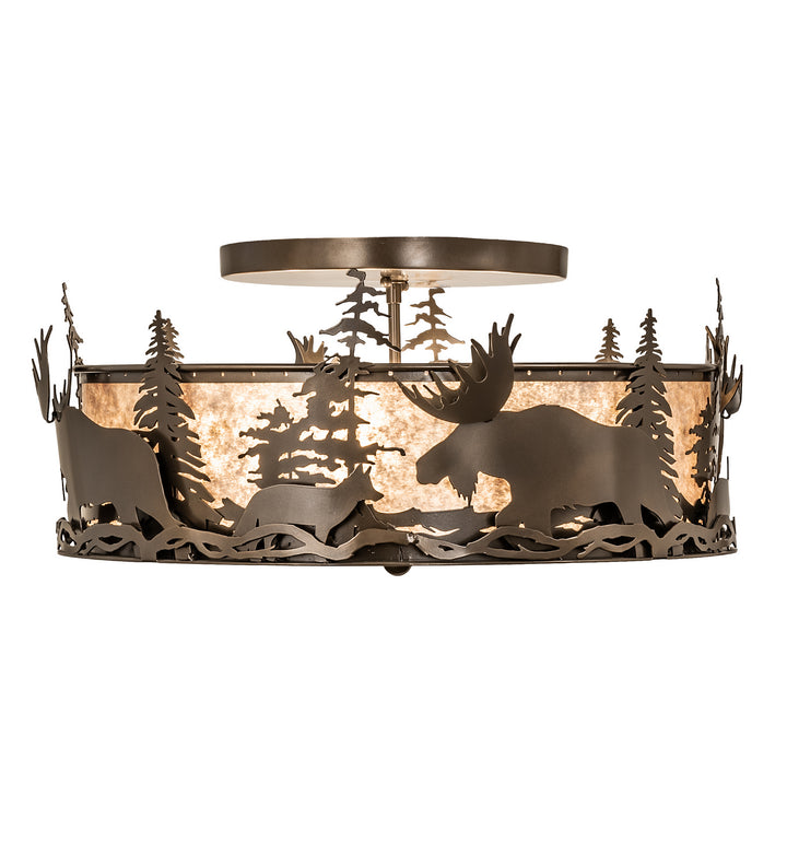 Meyda Tiffany Moose & Fox 243425 Ceiling Light - Bronze