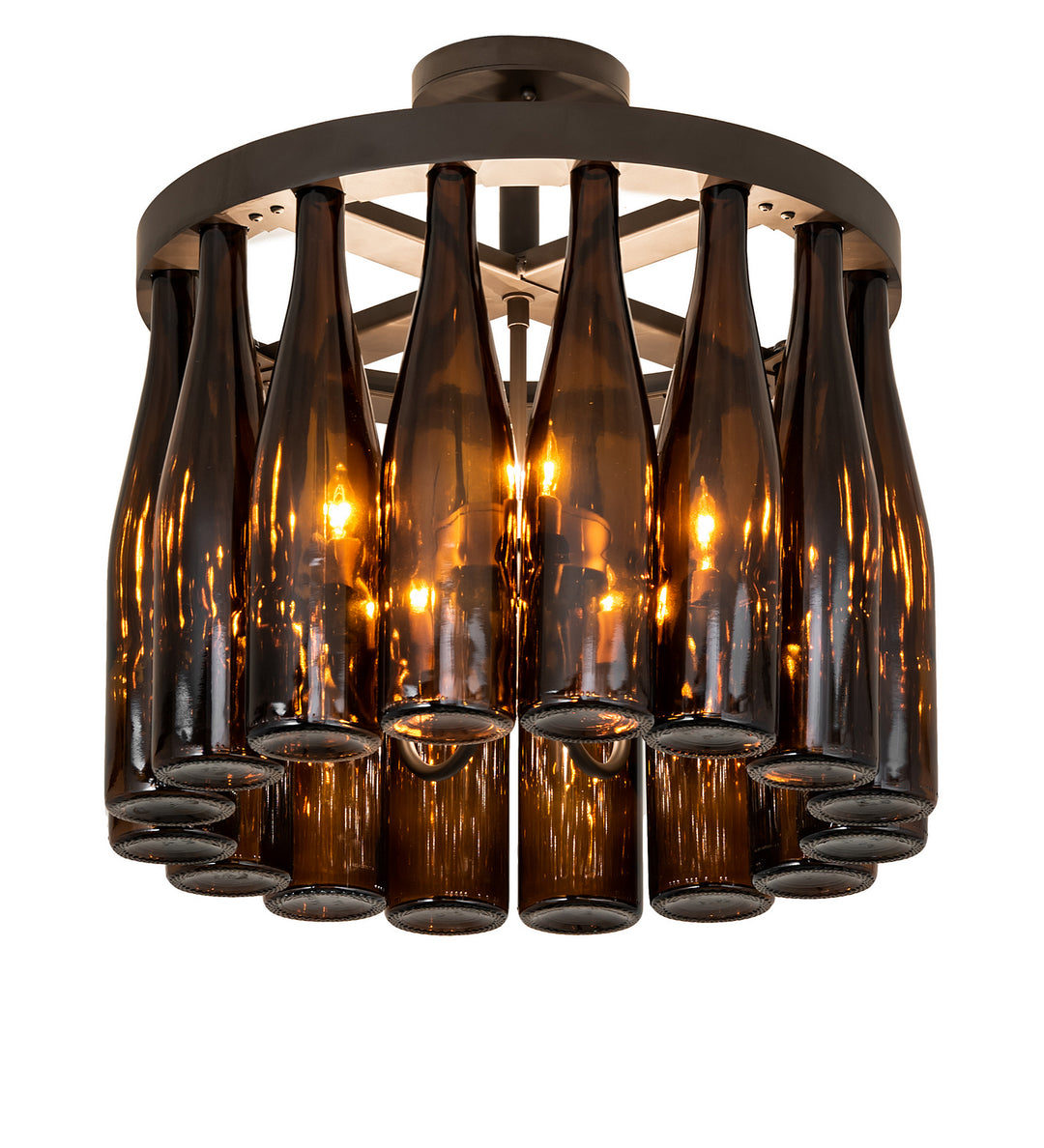 Meyda Tiffany Tuscan Vineyard 243695 Ceiling Light - Oil Rubbed Bronze