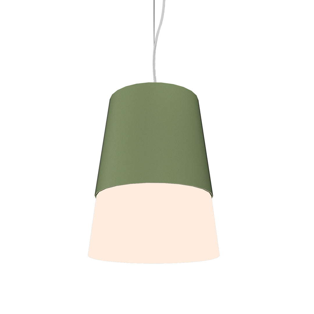 Accord Conical 264.30 Pendant Light - Olive Green