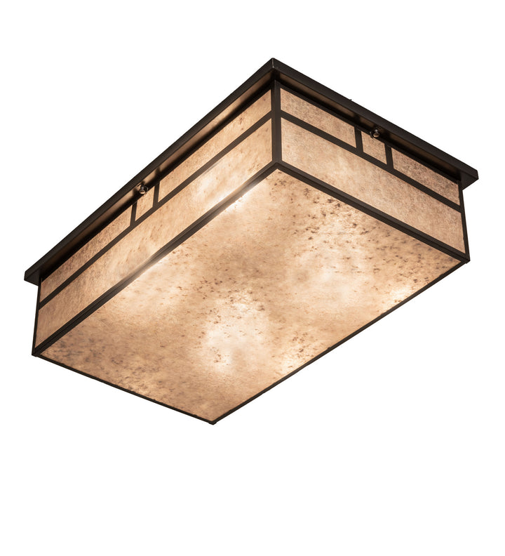 Meyda Tiffany Hyde Park 244260 Ceiling Light - Craftsman Brown