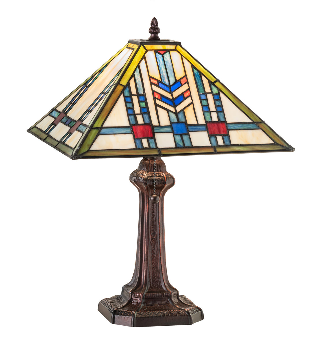 Meyda Tiffany Lighting 244281 Prairie Wheat One Light Table Lamp Lamp Bronze / Dark