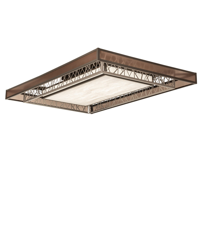 Meyda Tiffany Quadrato 244290 Ceiling Light - Nickel,Timeless Bronze