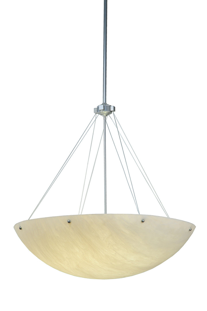 Meyda Tiffany Cypola 244517 Pendant Light - Custom, Brushed Nickel