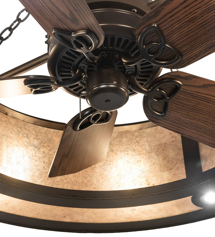 Meyda Tiffany Quiet Pond 244570 Ceiling Fan - Oil Rubbed Bronze