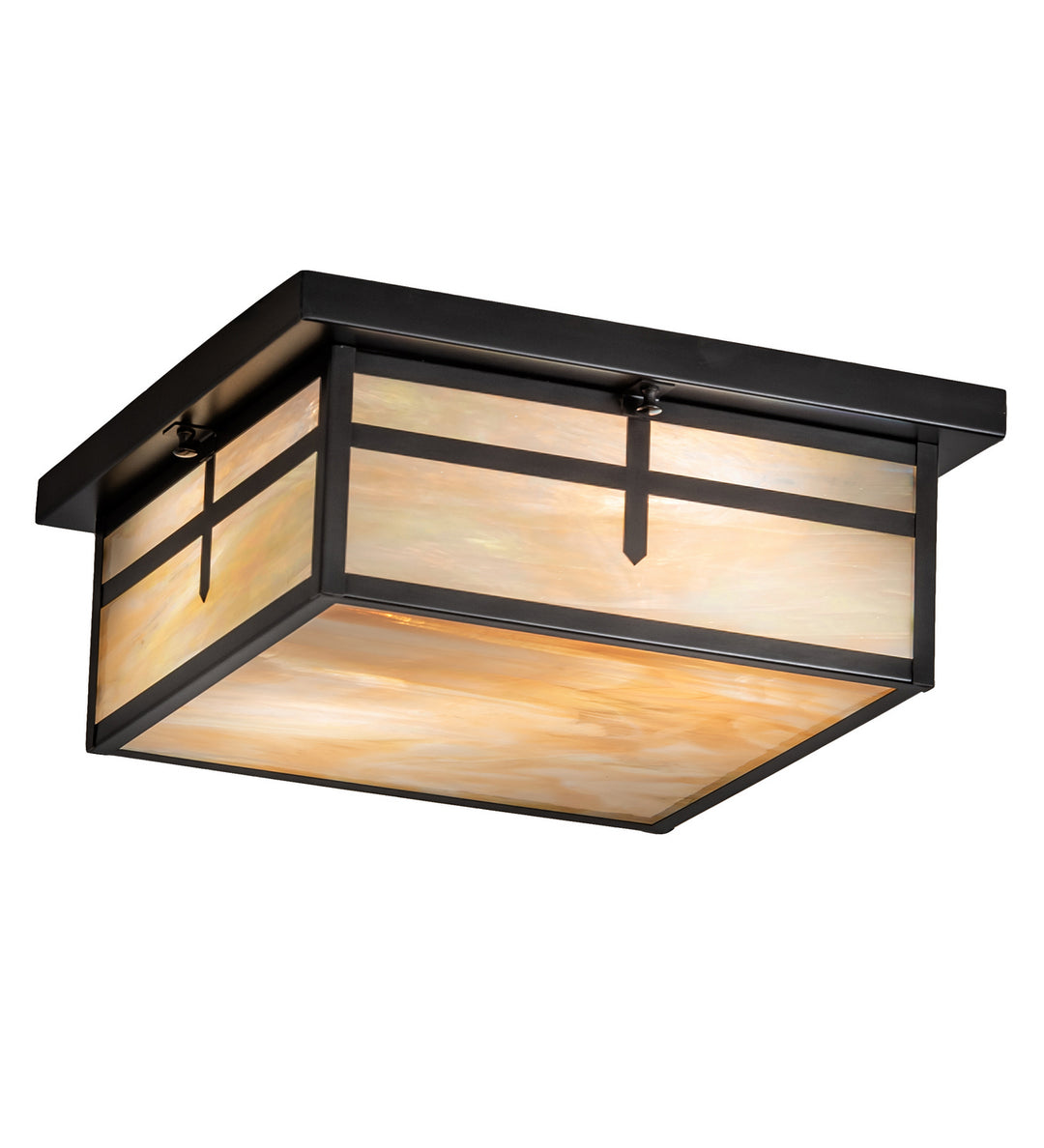 Meyda Tiffany Hyde Park 244646 Ceiling Light - Craftsman Brown