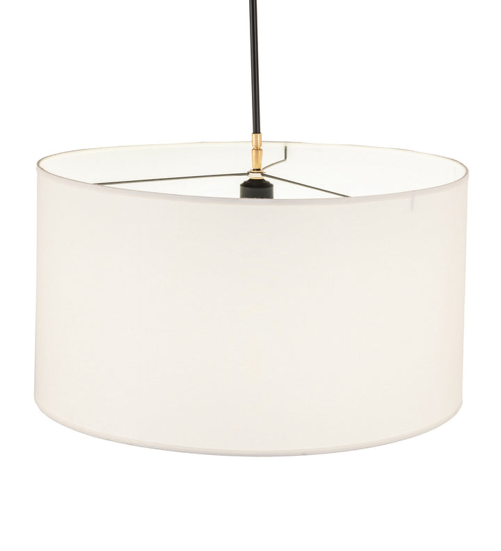 Meyda Tiffany Lighting 244647 Cilindro Textrene Led Swing Arm Wall Sconce Lamp Black