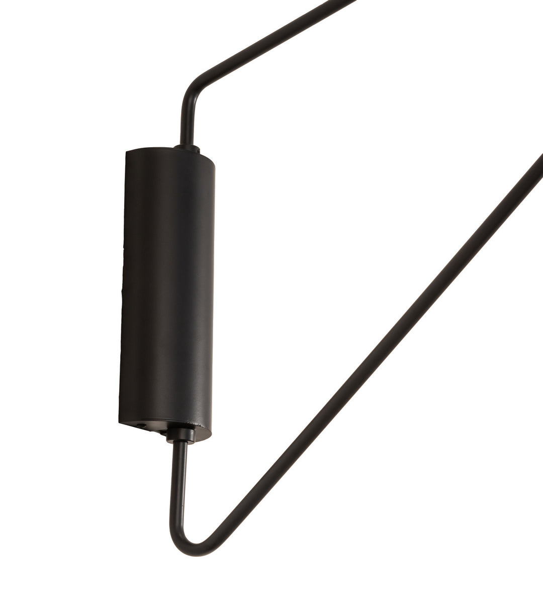Meyda Tiffany Lighting 244647 Cilindro Textrene Led Swing Arm Wall Sconce Lamp Black