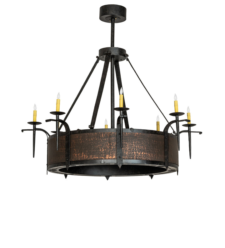 Meyda Tiffany Costello 244936 Chandelier Light - Copper