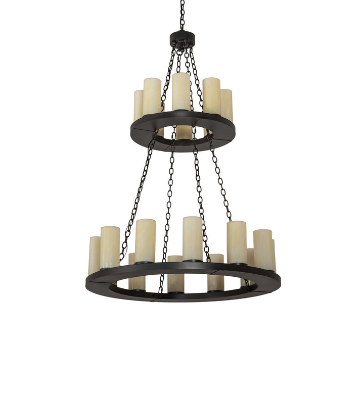 Meyda Tiffany Loxley 245153 Chandelier Light - Wrought Iron