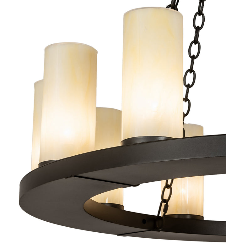 Meyda Tiffany Loxley 245153 Chandelier Light - Wrought Iron