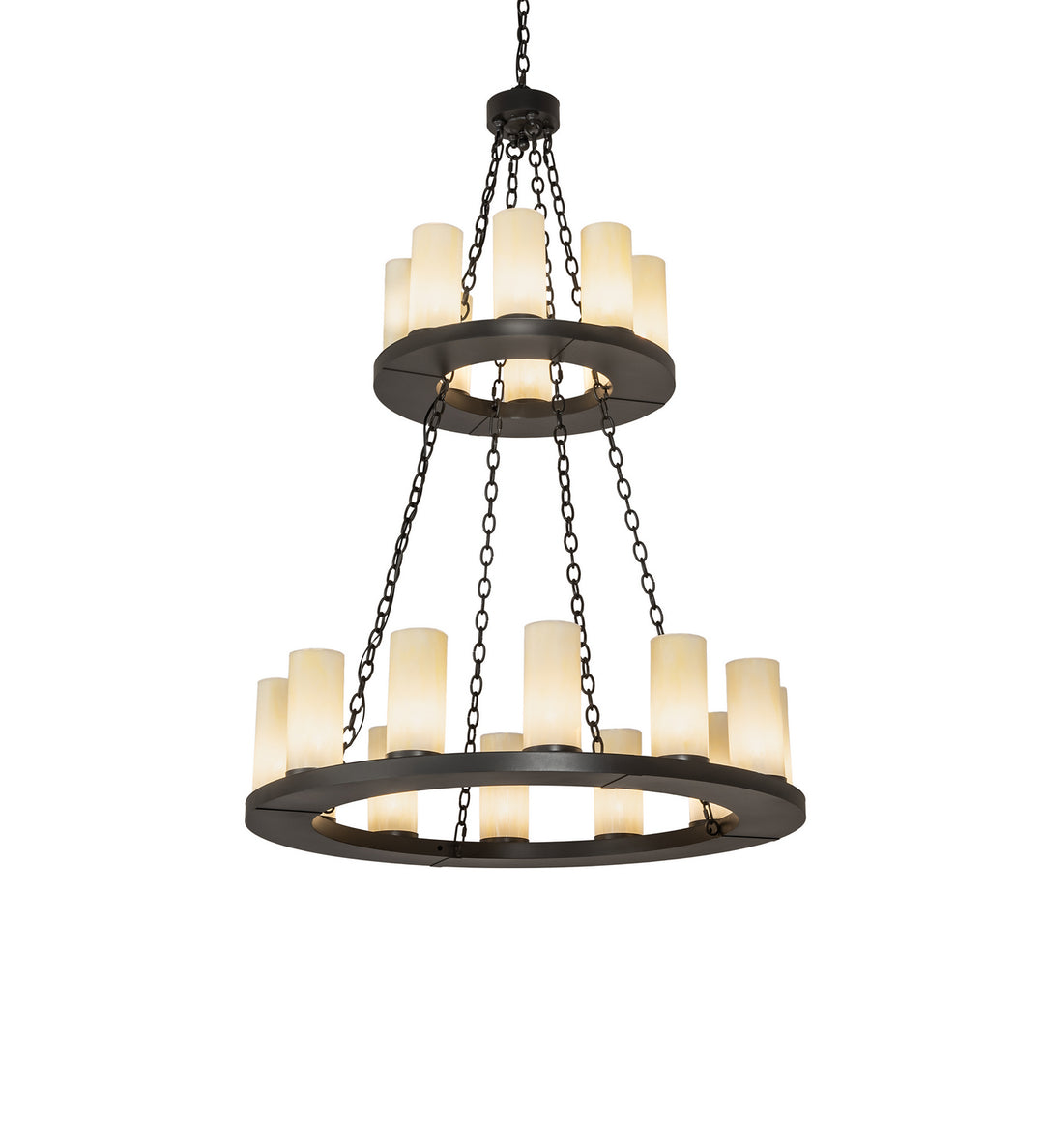 Meyda Tiffany Loxley 245153 Chandelier Light - Wrought Iron
