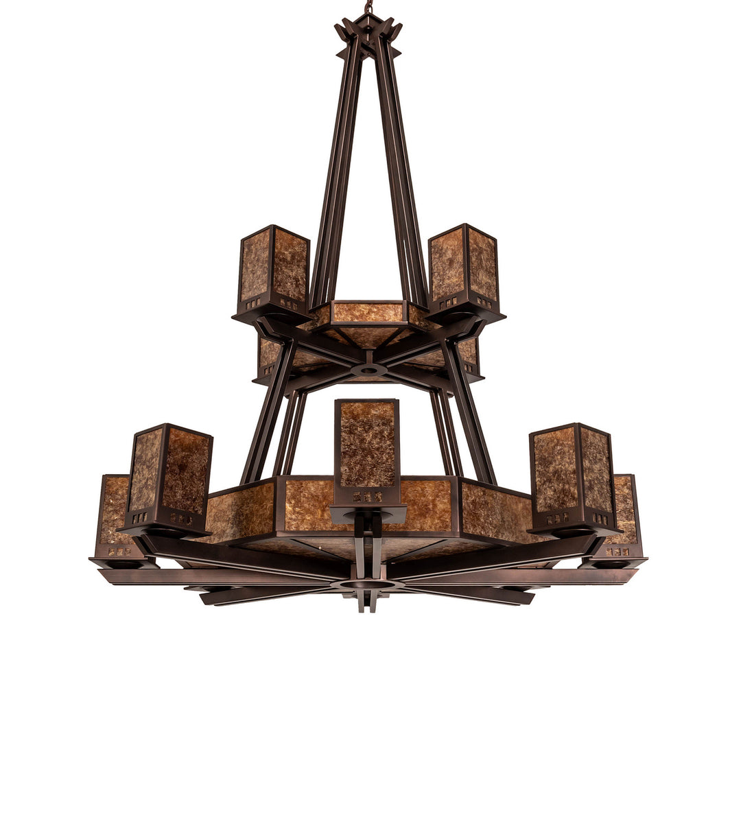 Meyda Tiffany Avondale 245173 Chandelier Light - Mahogany Bronze