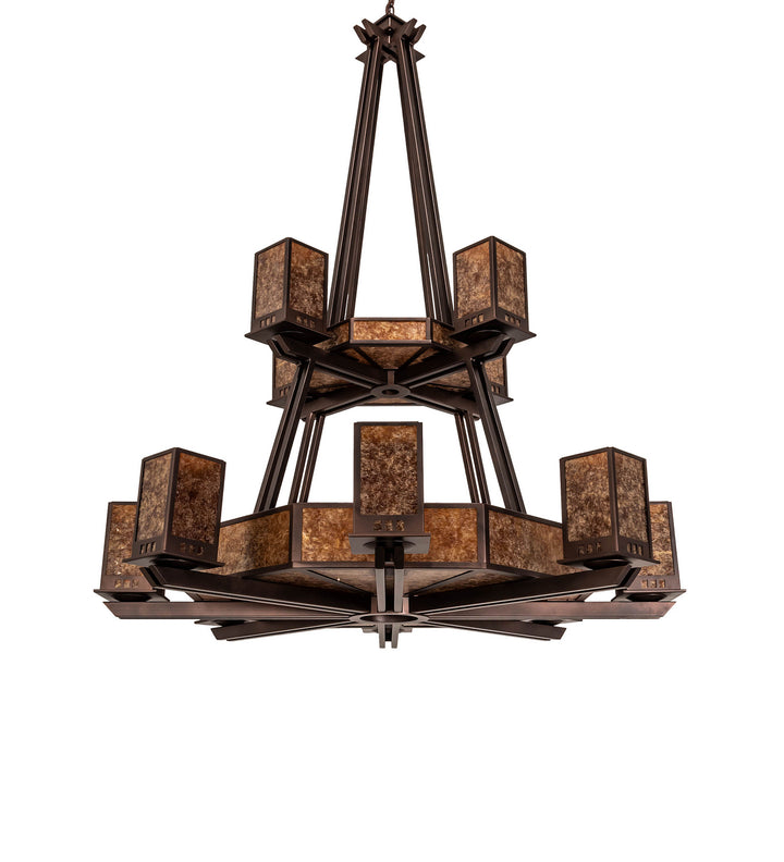 Meyda Tiffany Avondale 245173 Chandelier Light - Mahogany Bronze