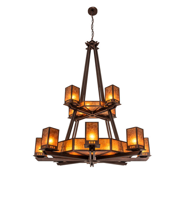 Meyda Tiffany Avondale 245173 Chandelier Light - Mahogany Bronze