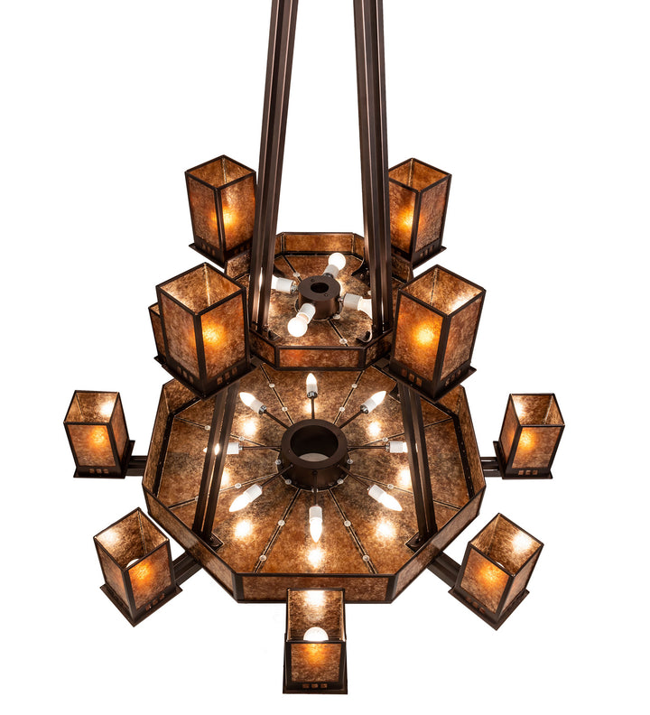 Meyda Tiffany Avondale 245173 Chandelier Light - Mahogany Bronze