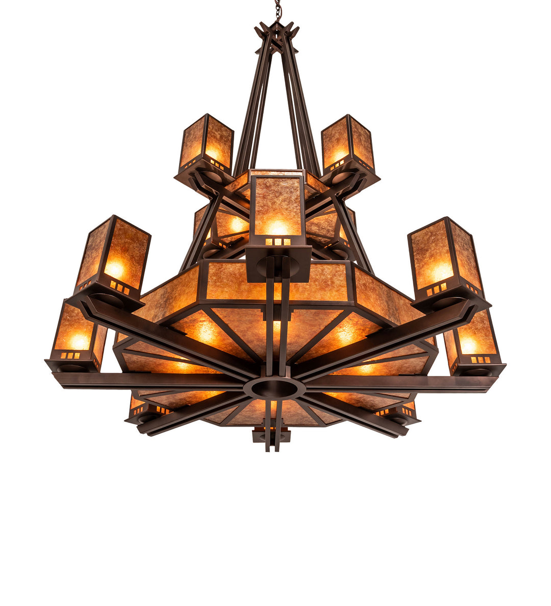 Meyda Tiffany Avondale 245173 Chandelier Light - Mahogany Bronze