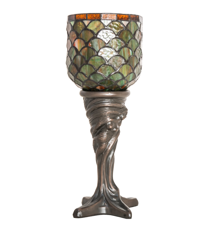Meyda Tiffany Lighting 245422 Acorn One Light Mini Lamp Lamp Bronze / Dark