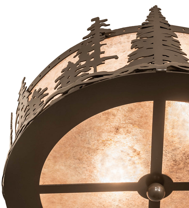Meyda Tiffany Tall Pines 245545 Ceiling Light - Timeless Bronze