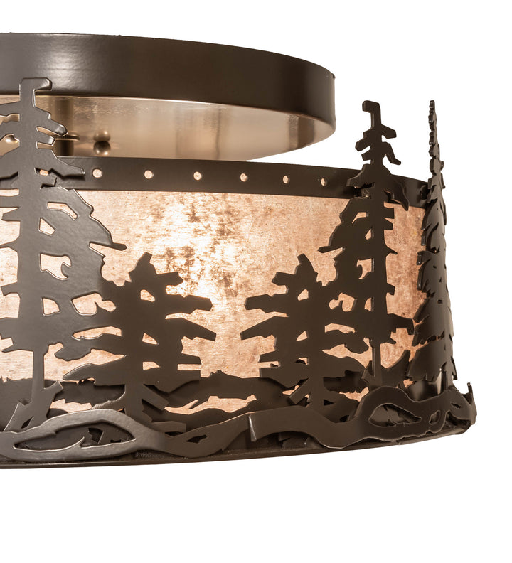 Meyda Tiffany Tall Pines 245545 Ceiling Light - Timeless Bronze