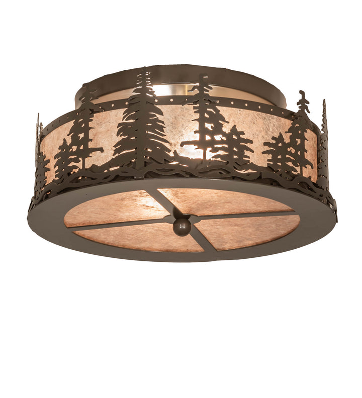 Meyda Tiffany Tall Pines 245545 Ceiling Light - Timeless Bronze
