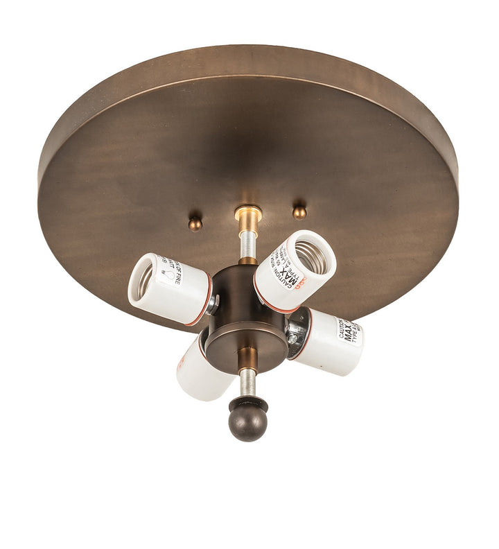 Meyda Tiffany Elk On The Loose 245629 Ceiling Light - Antique Copper