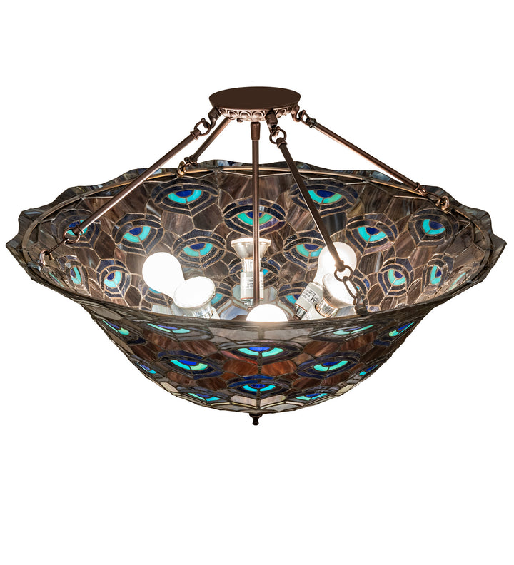 Meyda Tiffany Tiffany Peacock Feather 245664 Ceiling Light