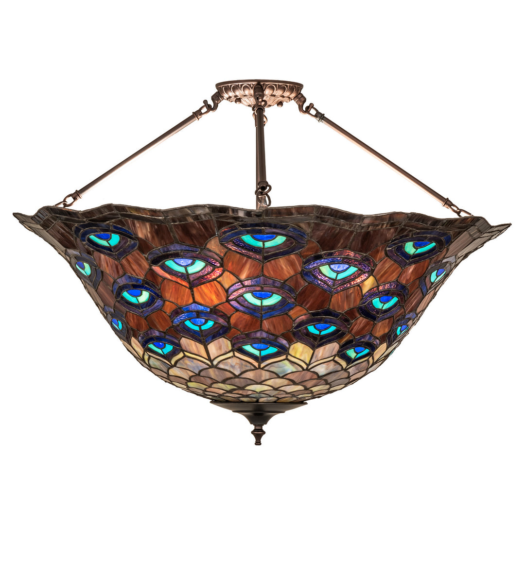 Meyda Tiffany Tiffany Peacock Feather 245664 Ceiling Light