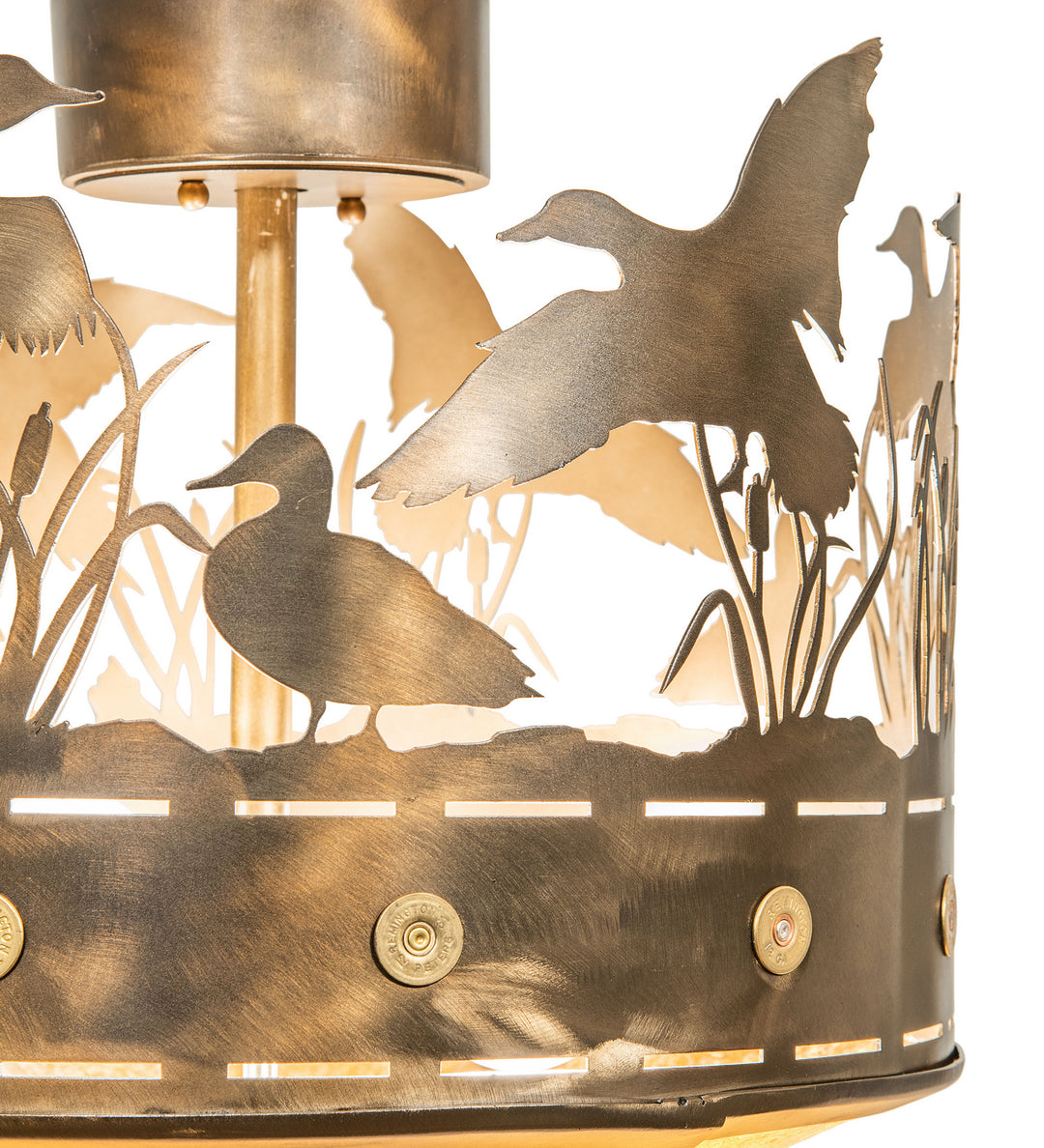 Meyda Tiffany Ducks In Flight 246225 Ceiling Light - Antique Copper