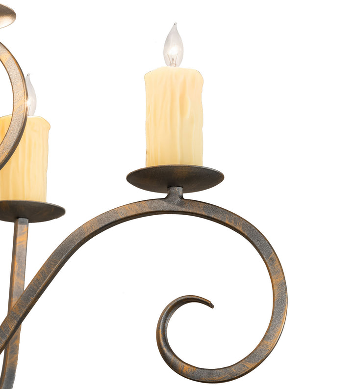 Meyda Tiffany Clifton 247230 Chandelier Light - French Bronzed