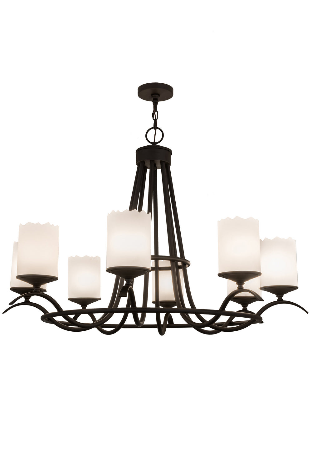 Meyda Tiffany Octavia 247296 Chandelier Light - Oil Rubbed Bronze