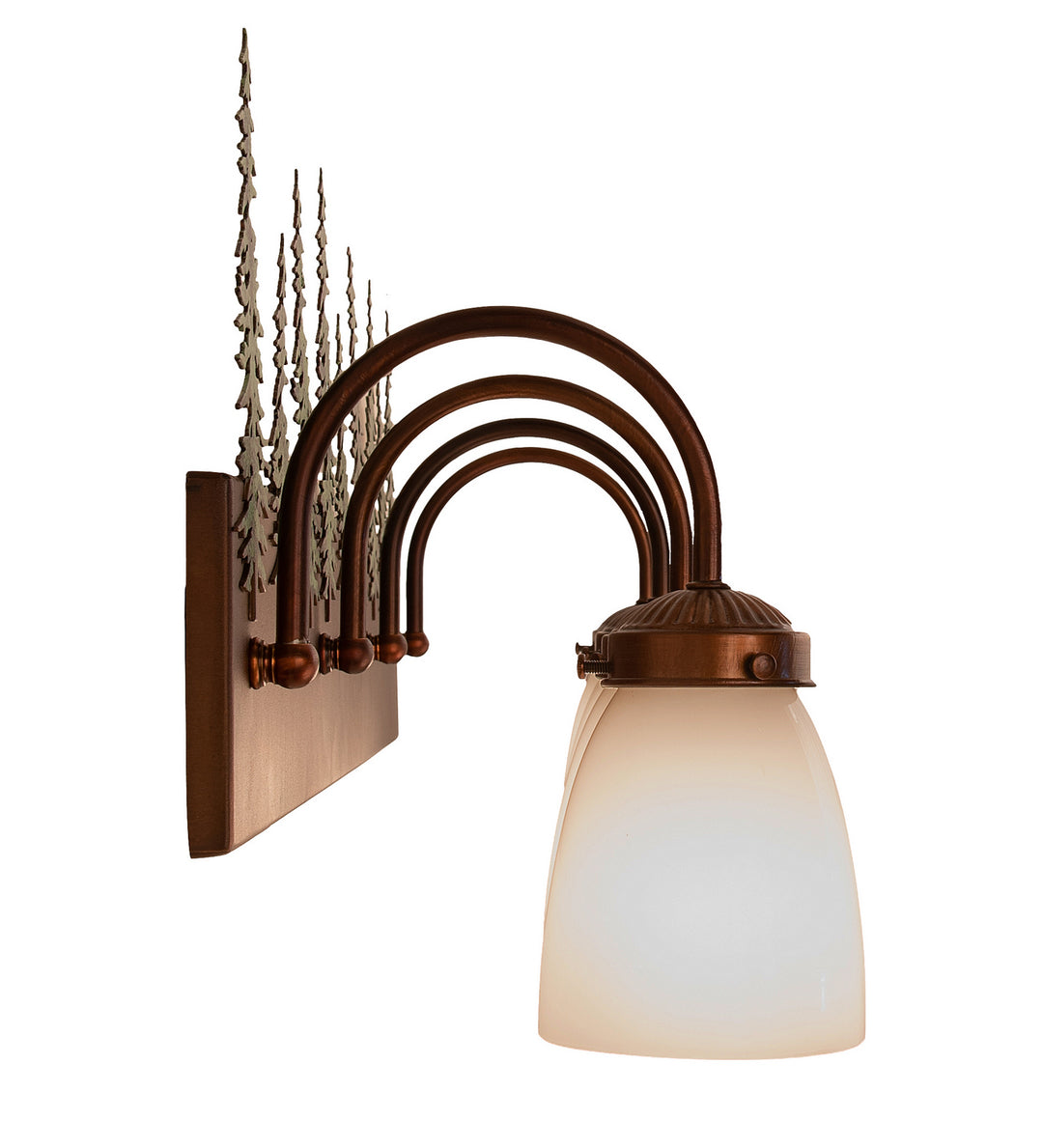 Meyda Tiffany Tall Pines 247393 Bath Vanity Light 34 in. wide - Vintage Copper