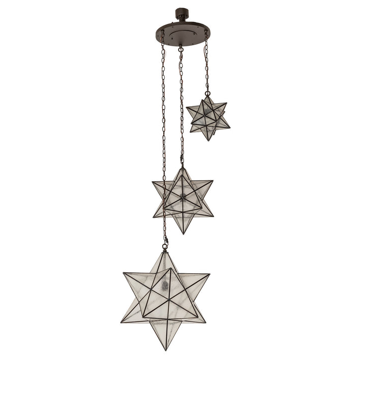 Meyda Tiffany Moravian Star 247440 Pendant Light - Oil Rubbed Bronze
