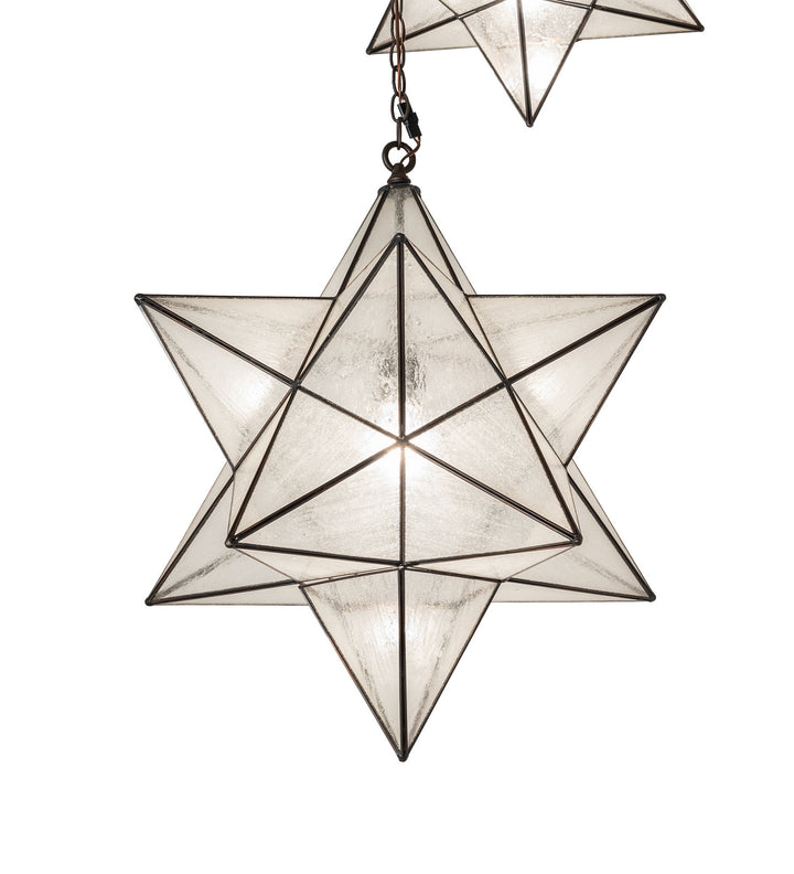 Meyda Tiffany Moravian Star 247440 Pendant Light - Oil Rubbed Bronze
