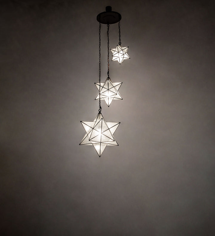 Meyda Tiffany Moravian Star 247440 Pendant Light - Oil Rubbed Bronze
