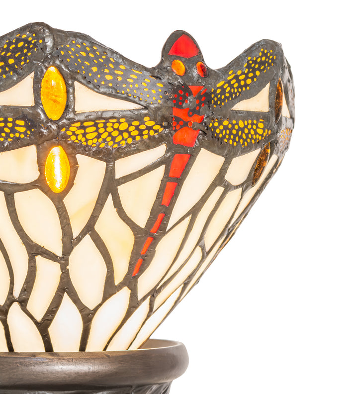 Meyda Tiffany Lighting 247528 Tiffany Hanginghead Dragonfly One Light Mini Lamp Lamp Bronze / Dark