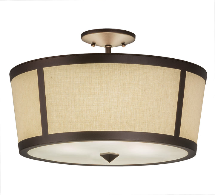 Meyda Tiffany Cilindro 248167 Ceiling Light - Mahogany Bronze