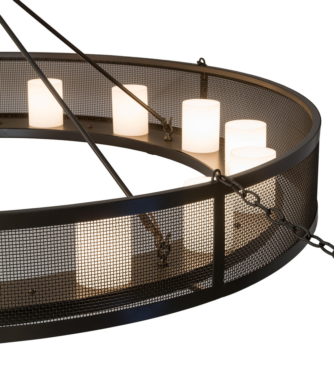 Meyda Tiffany Loxley 248325 Chandelier Light - Timeless Bronze